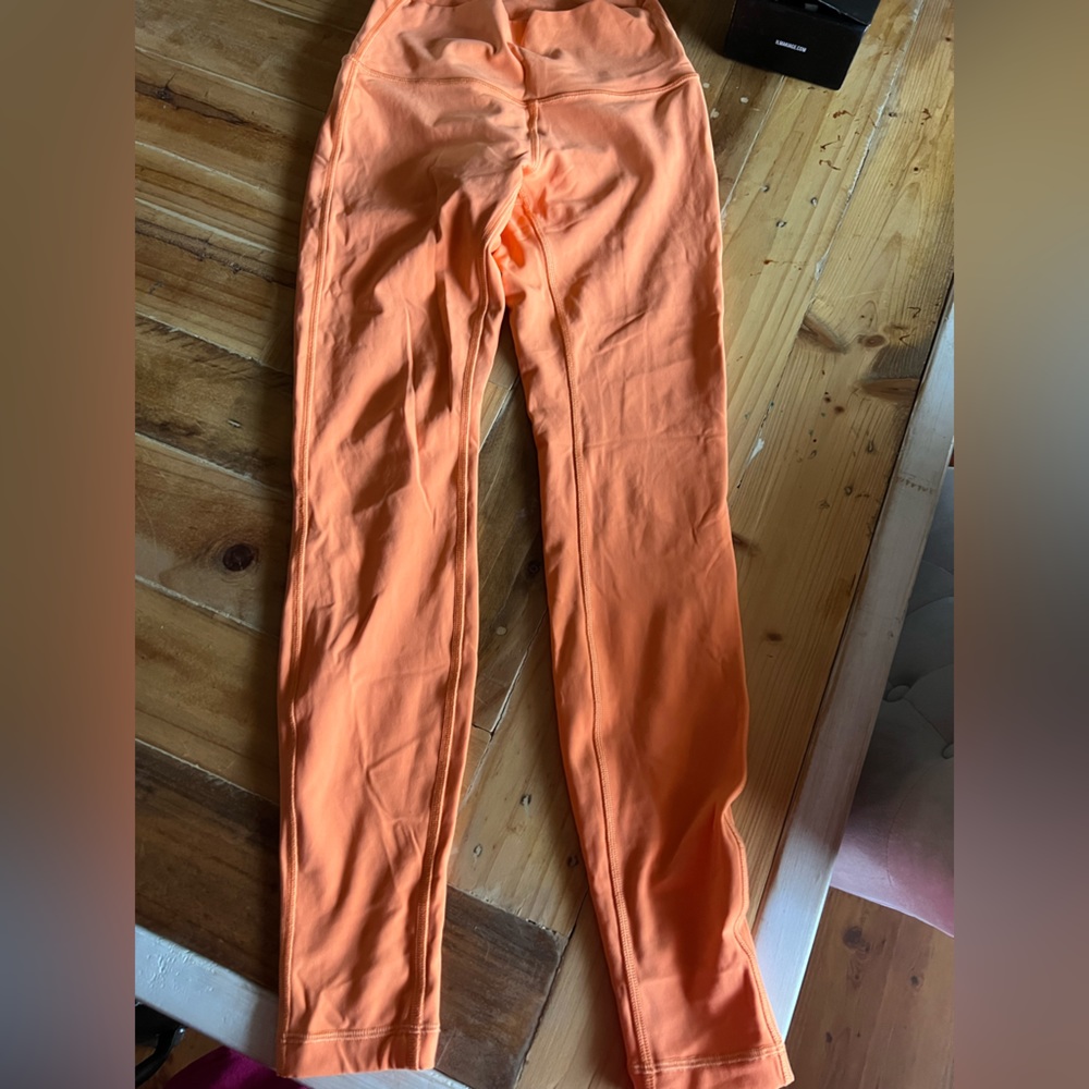 LULULEMON ORANGE SODA WUNDER UNDERS - 4